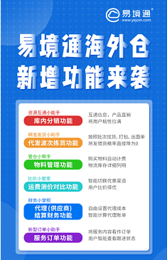 易境通海外倉系統(tǒng)新增功能大盤點(diǎn)！
